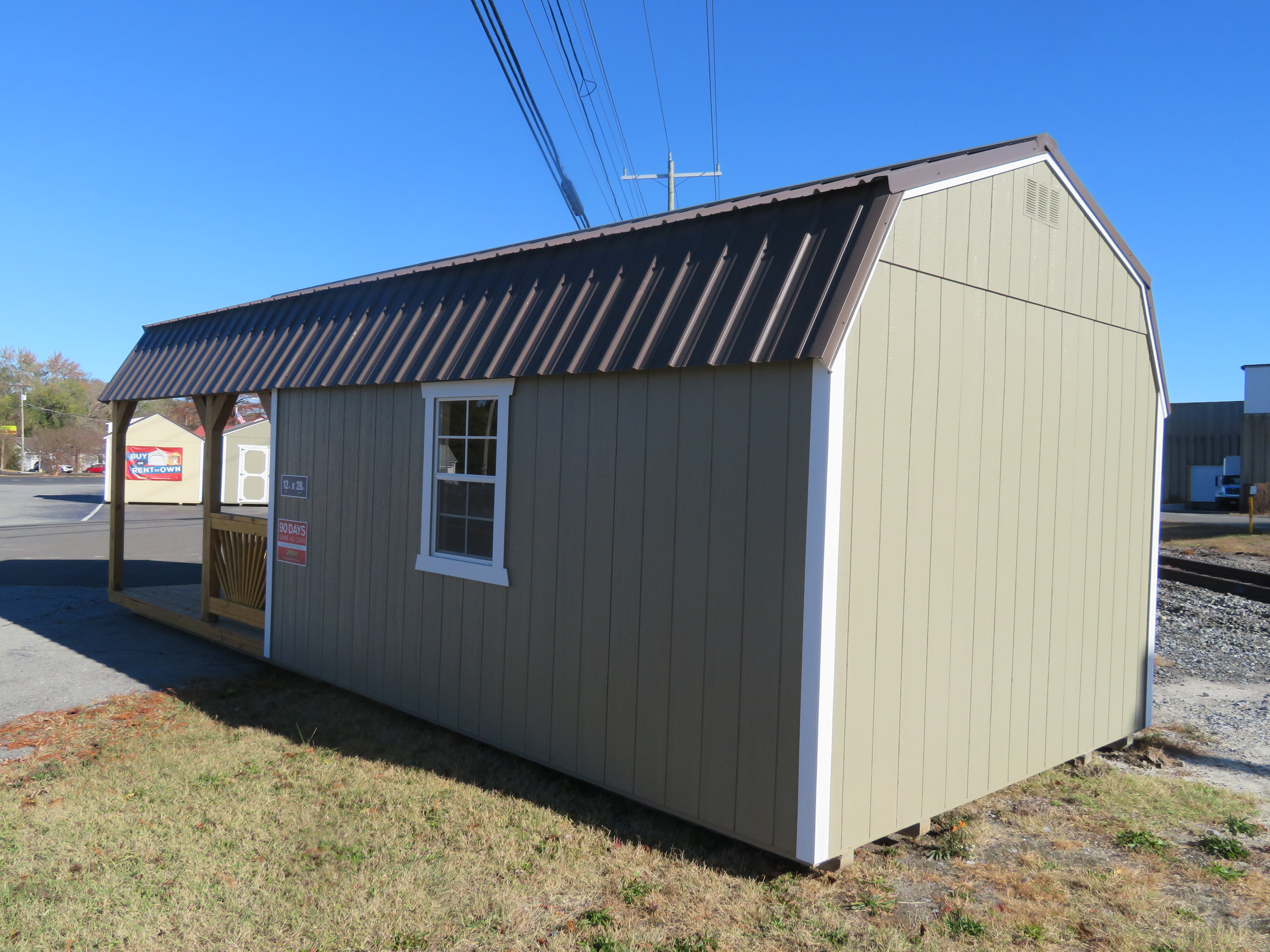 12x28 Old Hickory Buildings Deluxe Playhouse